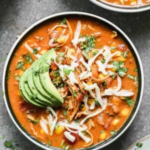 Hot chicken soup