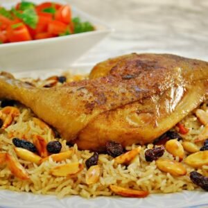 Chicken arabian rice or Noodles