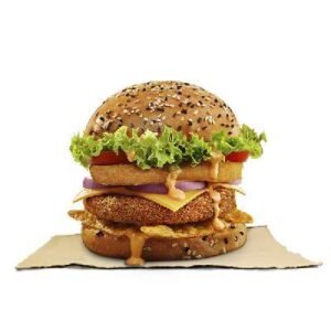 Club 10 Cheesy Tower Burger