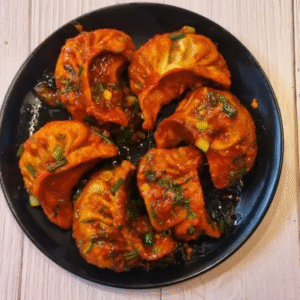 Chicken schezwan momos