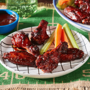 Honey BBQ wings (5pcs)